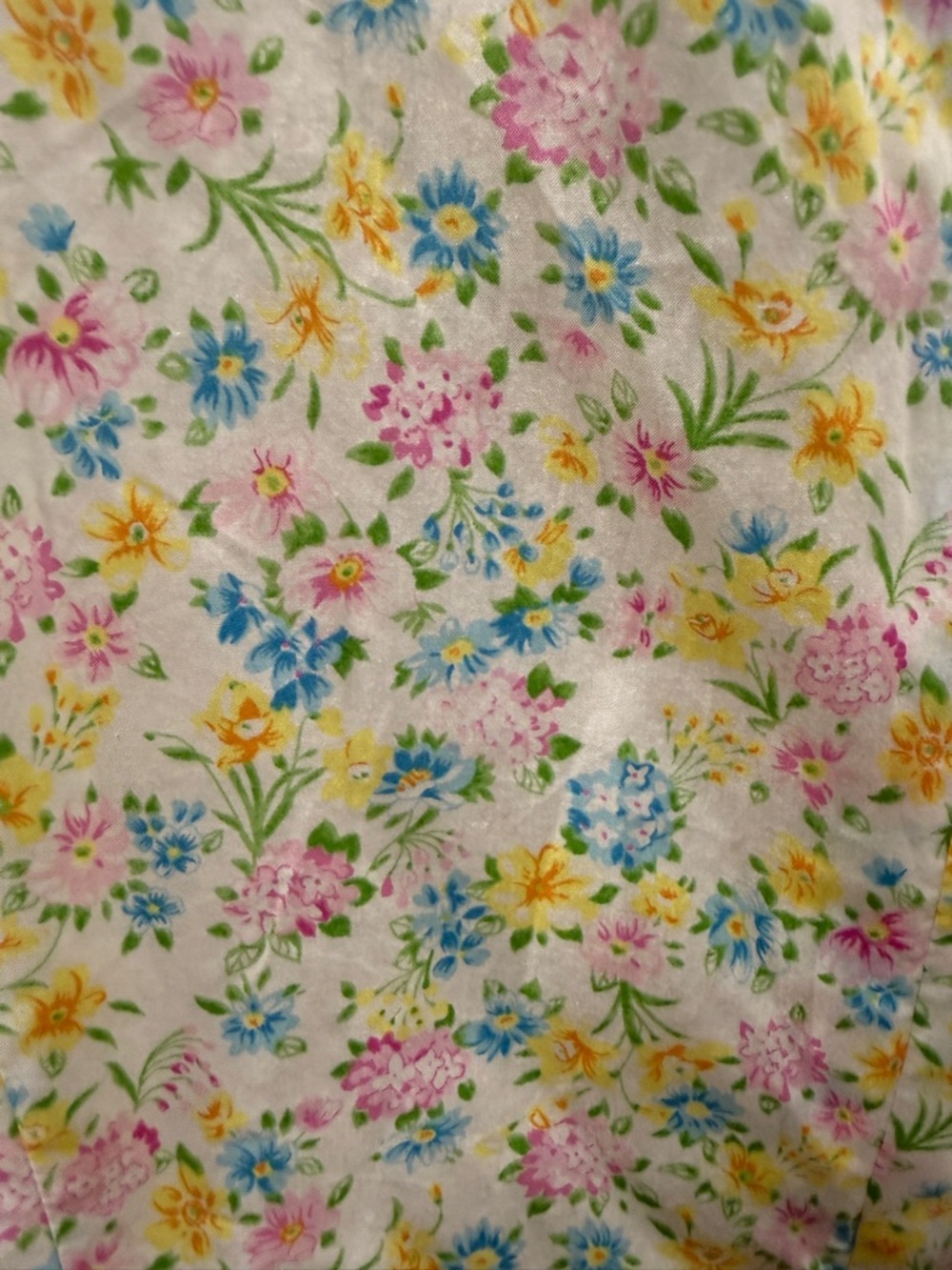 Vtg Ralph Lauren 90's Sleeveless Cotton Floral Sheath Dress Sz 14 Lined Washable - Picture 2 of 11